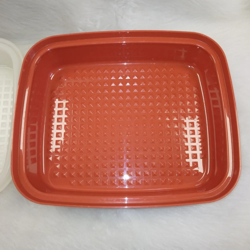 TUPPERWARE Large Season Serve Meat Marinator Container